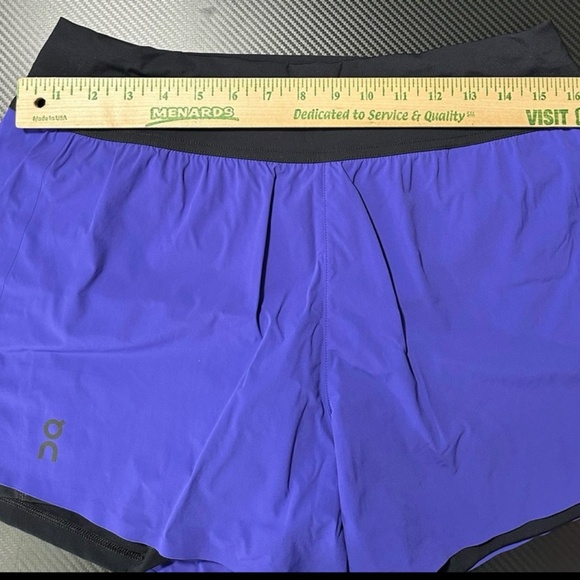 ON CLOUD Running Shorts Womens Purple Size Large Run on Clouds - Picture 2 of 6